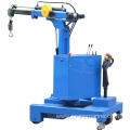 Fully Electric Slewing Workshop Crane with Hydraulic Luffing Function